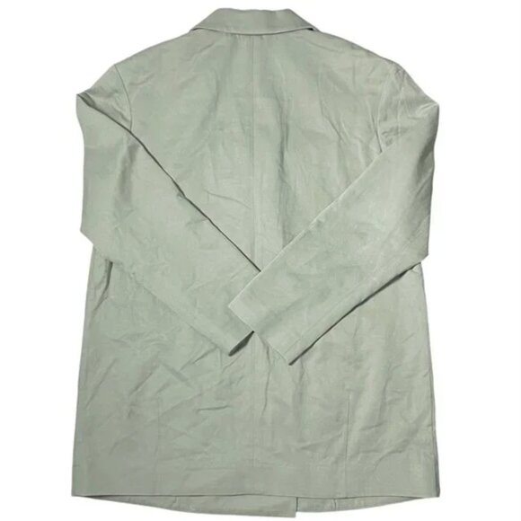NEW Everlane The Double Breasted Blazer in Buttersmooth Womens 4 Seagrass Green - Picture 10 of 12